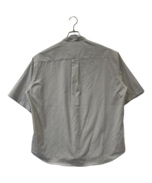 green label relaxing（グリーンレーベルリラクシング）green label relaxing (グリーンレーベルリラクシング) ウォッシャブルトロ バンドカラー 半袖 プルオーバー　3216-108-1838 アイボリー サイズ:L 未使用品の古着・服飾アイテム