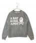 A BATHING APE（ア ベイシング エイプ）の古着「CROSSBONE CREWNECK クロスボーン・クルーネック 004SWH701001M」｜グレー