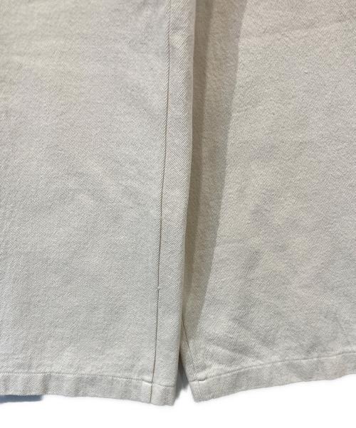 Pal'las Palace（パラスパレス）PAL'LAS PALACE (パラスパレス) コットンワイドパンツ ベージュ サイズ:3の古着・服飾アイテム