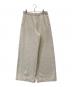 PAL'LAS PALACE（パラスパレス）の古着「コットンワイドパンツ」｜ベージュ