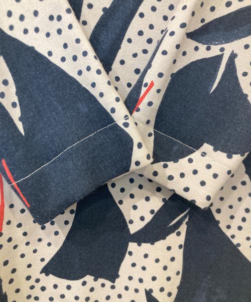 Pal'las Palace（パラスパレス）Pal'las Palace (パラスパレス) 総柄ウールワンピース ネイビー サイズ:3の古着・服飾アイテム