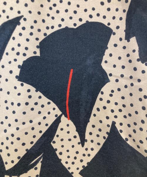 Pal'las Palace（パラスパレス）Pal'las Palace (パラスパレス) 総柄ウールワンピース ネイビー サイズ:3の古着・服飾アイテム