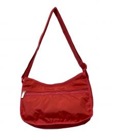 LeSportsac（レスポートサック）の古着「Classic Hobo ROSEY RED（クラシックホーボー ロージーレッド）」｜レッド