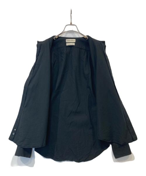 camisas manolo（カミサス マノロ）camisas manolo (カミサス マノロ) NORMAL SHIRT / ノーマルシャツ ブラック サイズ:46の古着・服飾アイテム