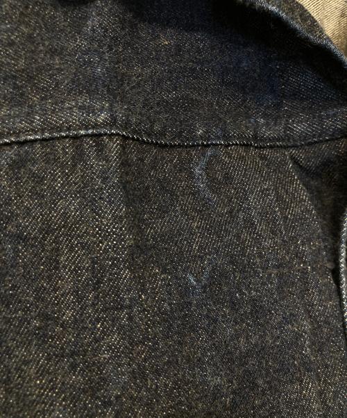 noritake harada（ノリタケ ハラダ）noritake harada (ノリタケ ハラダ) Denim Pleated Jacket デニム プリーツド ジャケット インディゴ サイズ:46EXTRAの古着・服飾アイテム