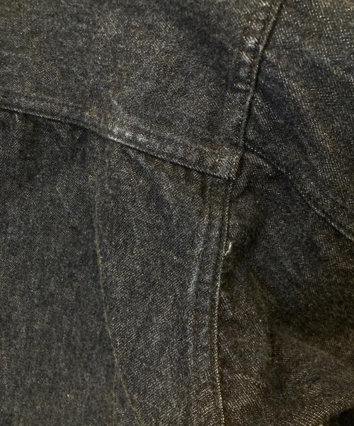 noritake harada（ノリタケ ハラダ）noritake harada (ノリタケ ハラダ) Denim Pleated Jacket デニム プリーツド ジャケット インディゴ サイズ:46EXTRAの古着・服飾アイテム