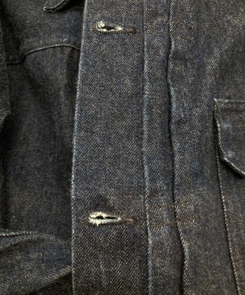 noritake harada（ノリタケ ハラダ）noritake harada (ノリタケ ハラダ) Denim Pleated Jacket デニム プリーツド ジャケット インディゴ サイズ:46EXTRAの古着・服飾アイテム