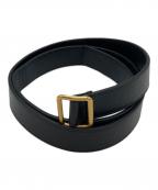 THE ROWザ ロウ）の古着「Jin カーフスキンレザーベルト」｜ブラック