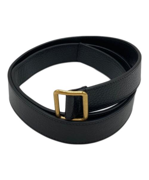 THE ROW（ザ ロウ）THE ROW (ザ ロウ) Jin カーフスキンレザーベルト ブラックの古着・服飾アイテム