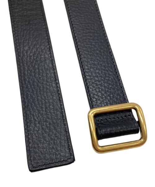 THE ROW（ザ ロウ）THE ROW (ザ ロウ) Jin カーフスキンレザーベルト ブラックの古着・服飾アイテム