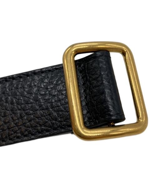 THE ROW（ザ ロウ）THE ROW (ザ ロウ) Jin カーフスキンレザーベルト ブラックの古着・服飾アイテム