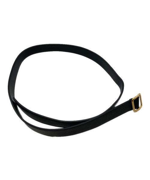 THE ROW（ザ ロウ）THE ROW (ザ ロウ) Jin カーフスキンレザーベルト ブラックの古着・服飾アイテム