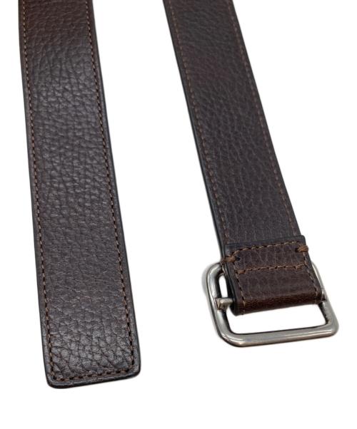 THE ROW（ザ ロウ）THE ROW (ザ ロウ) Jin カーフスキンレザーベルト ブラウンの古着・服飾アイテム