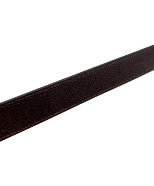 THE ROW（ザ ロウ）THE ROW (ザ ロウ) Jin カーフスキンレザーベルト ブラウンの古着・服飾アイテム