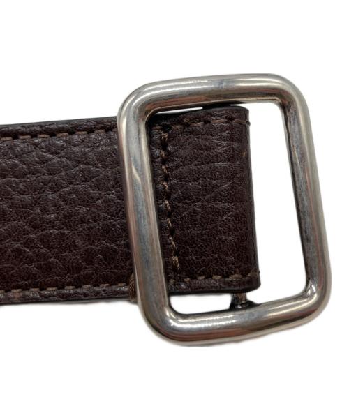 THE ROW（ザ ロウ）THE ROW (ザ ロウ) Jin カーフスキンレザーベルト ブラウンの古着・服飾アイテム