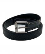 LEMAIREルメール）の古着「REVERSED THIN BELT リバースド シン ベルト」｜ブラック