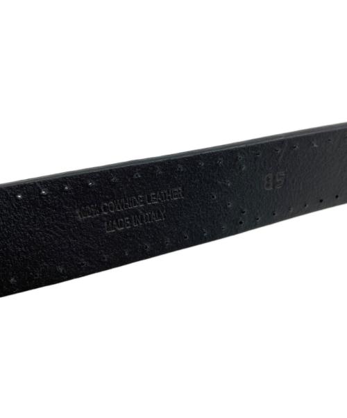 LEMAIRE（ルメール）LEMAIRE (ルメール) REVERSED THIN BELT リバースド シン ベルト ブラックの古着・服飾アイテム