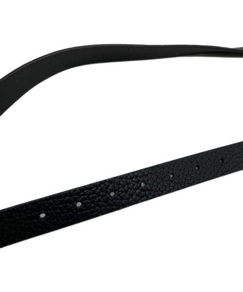 LEMAIRE（ルメール）LEMAIRE (ルメール) REVERSED THIN BELT リバースド シン ベルト ブラックの古着・服飾アイテム