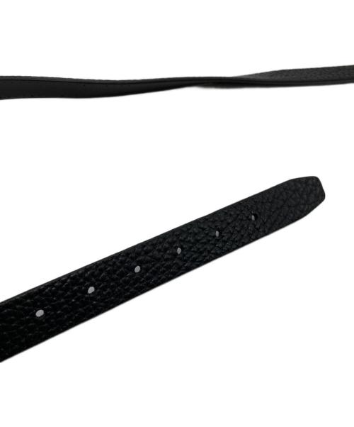 LEMAIRE（ルメール）LEMAIRE (ルメール) REVERSED THIN BELT リバースド シン ベルト ブラックの古着・服飾アイテム