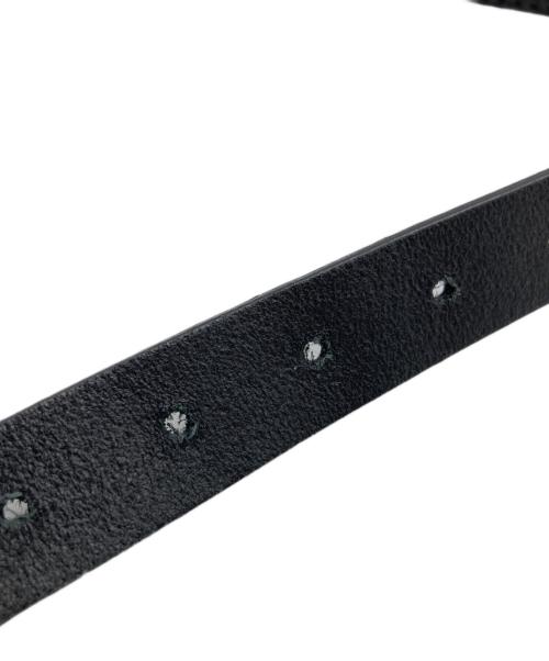 LEMAIRE（ルメール）LEMAIRE (ルメール) REVERSED THIN BELT リバースド シン ベルト ブラックの古着・服飾アイテム