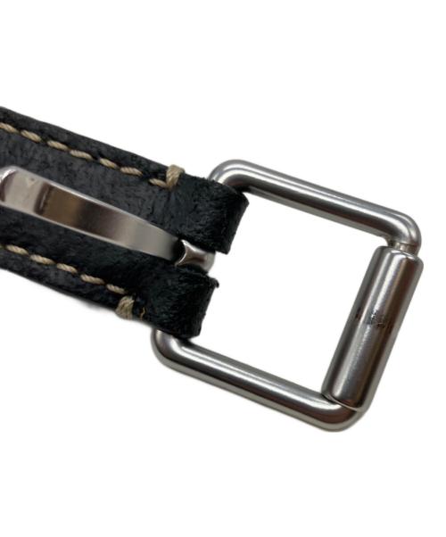 LEMAIRE（ルメール）LEMAIRE (ルメール) REVERSED THIN BELT リバースド シン ベルト ブラックの古着・服飾アイテム