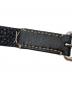 中古・古着 LEMAIRE (ルメール) REVERSED THIN BELT リバースド シン ベルト ブラック：18000円
