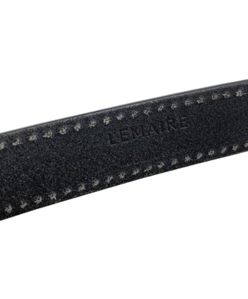 LEMAIRE（ルメール）LEMAIRE (ルメール) REVERSED BELT リバースド ベルト ブラックの古着・服飾アイテム