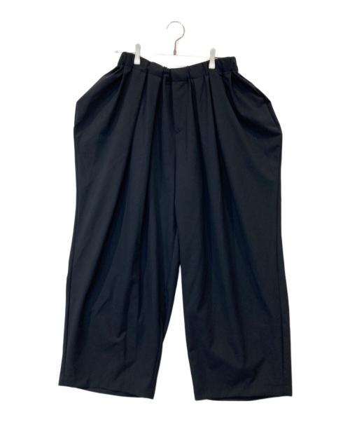 mizuiro-ind（ミズイロインド）mizuiro-ind (ミズイロインド) ワイドイージーパンツ ネイビー サイズ:表記がないため不明の古着・服飾アイテム