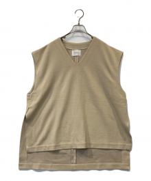MIDIUMISOLID（ミディウミソリッド）の古着「ベスト」｜ベージュ