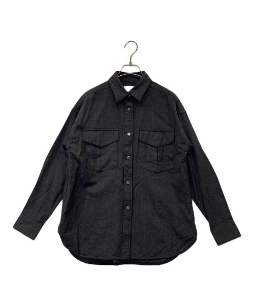 ticca（ティッカ）TICCA (ティッカ) ダブルポケットシャツ TAGA-313-01 グレー サイズ:FREEの古着・服飾アイテム