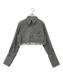 PRANK PROJECT（プランクプロジェクト）の古着「マルチファブリックショートシャツ 31232315603」｜グレー