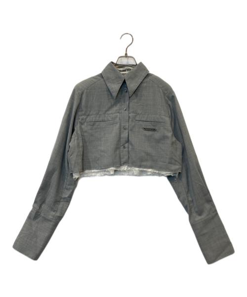 PRANK PROJECT（プランクプロジェクト）PRANK PROJECT (プランクプロジェクト) マルチファブリックショートシャツ 31232315603 グレー サイズ:FREEの古着・服飾アイテム