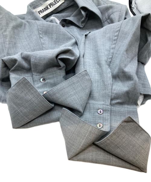 PRANK PROJECT（プランクプロジェクト）PRANK PROJECT (プランクプロジェクト) マルチファブリックショートシャツ 31232315603 グレー サイズ:FREEの古着・服飾アイテム