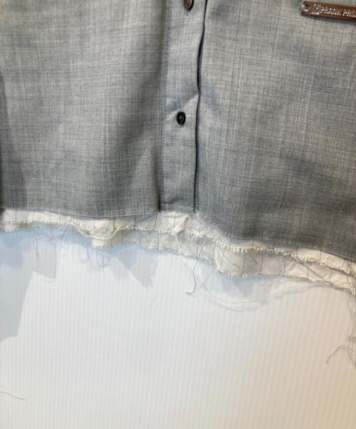 PRANK PROJECT（プランクプロジェクト）PRANK PROJECT (プランクプロジェクト) マルチファブリックショートシャツ 31232315603 グレー サイズ:FREEの古着・服飾アイテム