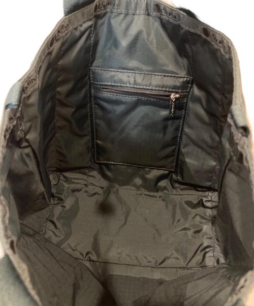 LeSportsac（レスポートサック）LeSportsac (レスポートサック) SM REVERSIBLE PKT TOTE エスエム リバーシブル ポケット トート グリーンの古着・服飾アイテム