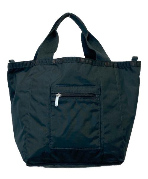 LeSportsac（レスポートサック）LeSportsac (レスポートサック) SM REVERSIBLE PKT TOTE エスエム リバーシブル ポケット トート グリーンの古着・服飾アイテム