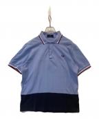 FRED PERRYフレッドペリー）の古着「ツートーン ザ オリジナル　SM8061」｜ブルー