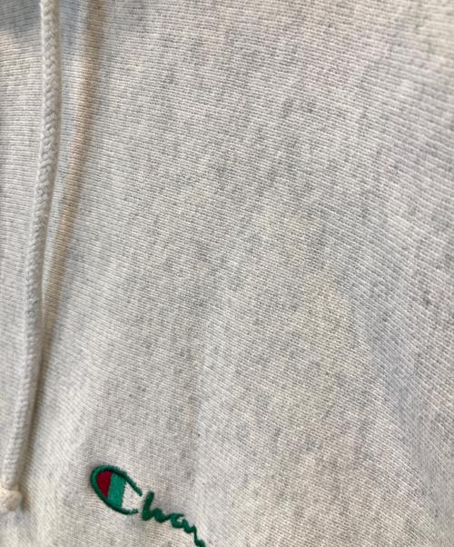 Champion REVERSE WEAVE（チャンピオン リバース ウィーブ）Champion REVERSE WEAVE (チャンピオン リバース ウィーブ) プルオーバー スウェット パーカー C8-W121 アイボリー サイズ:Lの古着・服飾アイテム