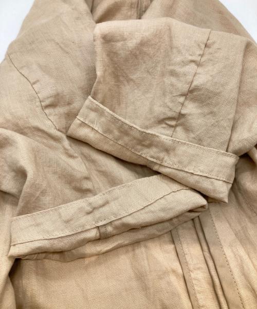 FLORENT（フローレント）FLORENT (フローレント) Linen Gown Coat リネンガウンコート 2002F08002 ベージュ サイズ:00の古着・服飾アイテム