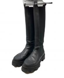 GANNI（ガニー）の古着「High Chelsea Boot Black Stitch（ハイチェルシーブーツ ブラックステッチ）　S1922」｜ブラック