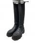 GANNI（ガニー）の古着「High Chelsea Boot Black Stitch（ハイチェルシーブーツ ブラックステッチ）　S1922」｜ブラック