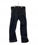 OAKLEYオークリー）の古着「立体裁断スカル刺繍デニムパンツ」｜ブラック