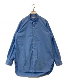 HEUGN（ユーゲン）の古着「james オーバーダイコットンレギュラーカラーシャツ　SHIRT-042」｜ブルー