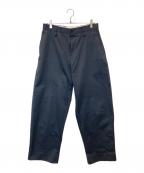 ALDOMARIACAMILLOアルドマリアカミッロ）の古着「ワイドチノトラウザーズ　KEITH C-202」｜ネイビー