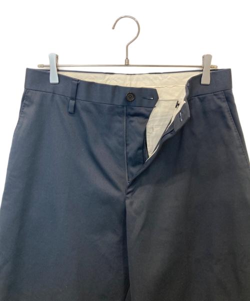 ALDOMARIACAMILLO（アルドマリアカミッロ）ALDOMARIACAMILLO (アルドマリアカミッロ) ワイドチノトラウザーズ　KEITH C-202 ネイビー サイズ:46の古着・服飾アイテム