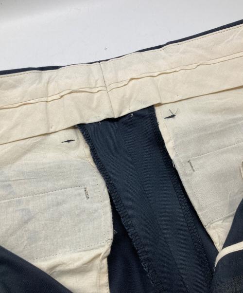 ALDOMARIACAMILLO（アルドマリアカミッロ）ALDOMARIACAMILLO (アルドマリアカミッロ) ワイドチノトラウザーズ　KEITH C-202 ネイビー サイズ:46の古着・服飾アイテム