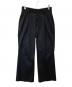 RICE NINE TEN（ライスナインテン）の古着「ワイドスラックス」｜ブラック