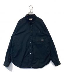 Snow peak（スノーピーク）の古着「OG Cotton Poplin BD Shirt（OGコットンポプリンBDシャツ）　SH-22SU401」｜ブラック
