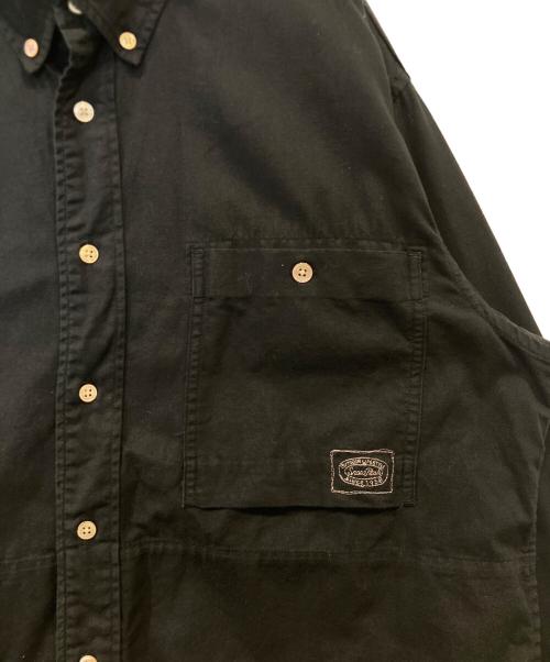 Snow peak（スノーピーク）Snow peak (スノーピーク) OG Cotton Poplin BD Shirt（OGコットンポプリンBDシャツ）　SH-22SU401 ブラック サイズ:XLの古着・服飾アイテム