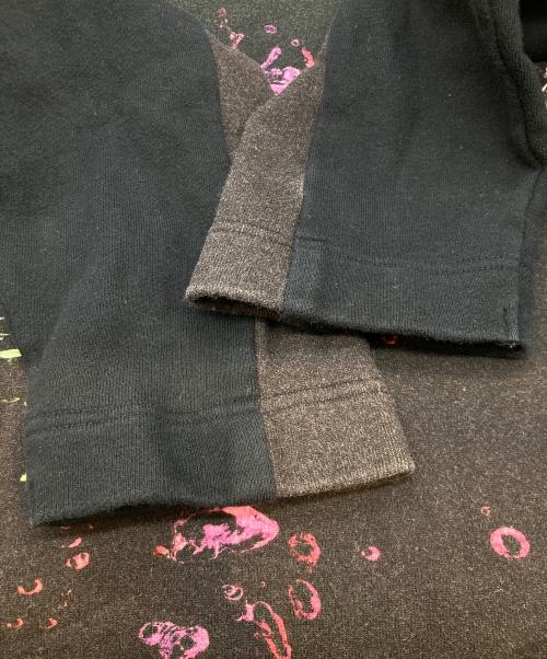 yoshio kubo（ヨシオクボ）yoshio kubo (ヨシオクボ) LIQUID SWEAT TOP リキッド スウェット トップ YKF19801 ブラック サイズ:2の古着・服飾アイテム